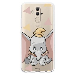 Funda Oficial Disney Dumbo silueta transparente para Huawei Mate 20 Lite