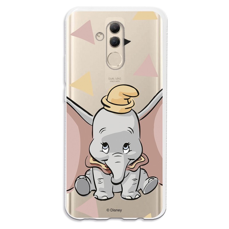 Funda Oficial Disney Dumbo silueta transparente para Huawei Mate 20 Lite