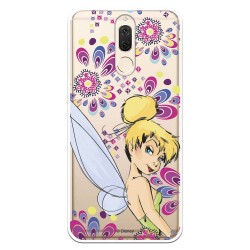 Funda Oficial Disney Campanilla Flores Transparente para Huawei Mate 10 Lite - Peter Pan