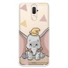 Funda Oficial Disney Dumbo silueta transparente para Huawei Mate 10 Lite