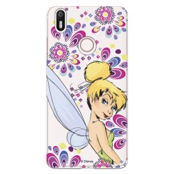 Funda Oficial Disney Campanilla Flores Transparente para BQ Aquaris X - Peter Pan