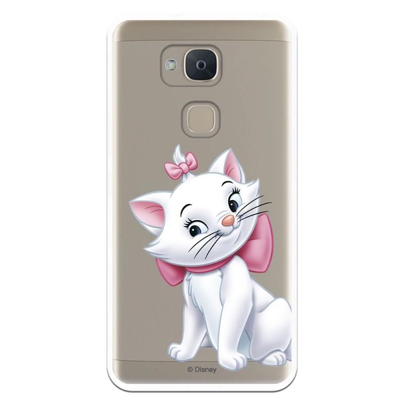 Funda Oficial Disney Marie Silueta transparente para BQ Aquaris V - Los Aristogatos