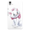 Funda Oficial Disney Marie Silueta transparente para Bq Aquaris E5 4G - Los Aristogatos