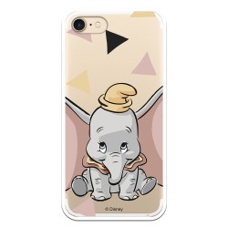 Funda Oficial Disney Dumbo silueta transparente para iPhone 8