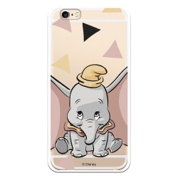 Funda Oficial Disney Dumbo silueta transparente para iPhone 6S