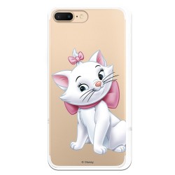 Funda Oficial Disney Marie Silueta transparente para iPhone 7 Plus - Los Aristogatos