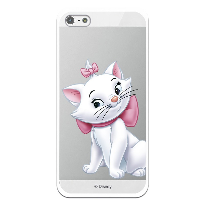 Funda Oficial Disney Marie Silueta transparente para iPhone 5S - Los Aristogatos