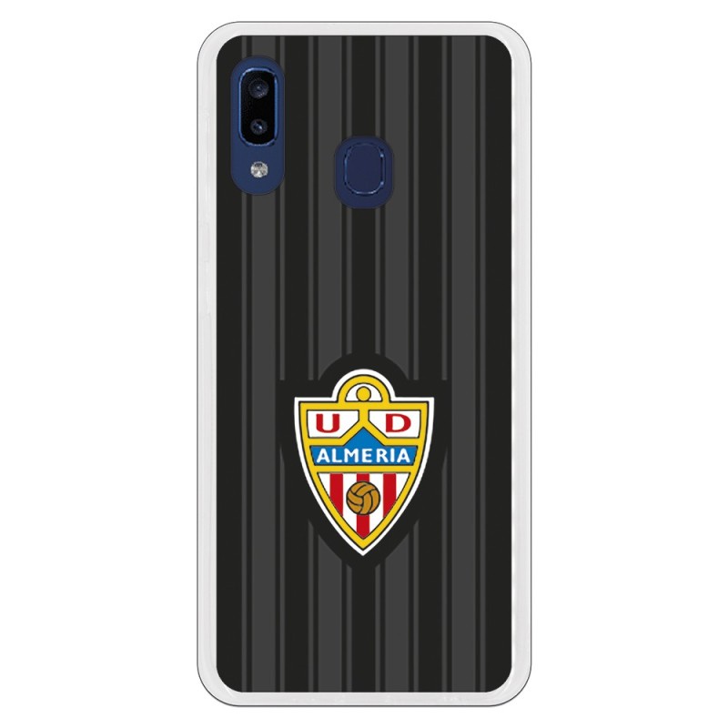 Funda Oficial UD Almería fondo negro para Samsung Galaxy A20e