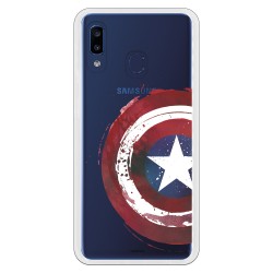 Funda Oficial Escudo Capitan America para Samsung Galaxy A20e