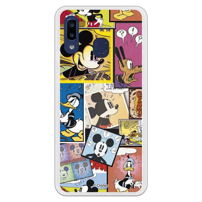 Funda Oficial Disney Mickey Comic para Samsung Galaxy A20e