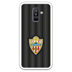 Funda Oficial UD Almería fondo negro para Samsung Galaxy A6 Plus 2018