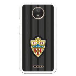 Funda Oficial UD Almería fondo negro para Motorola Moto C Plus