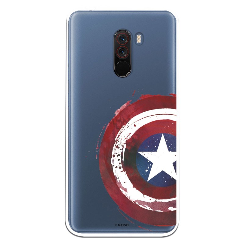 Funda Oficial Escudo Capitan America para  Xiaomi Pocophone F1
