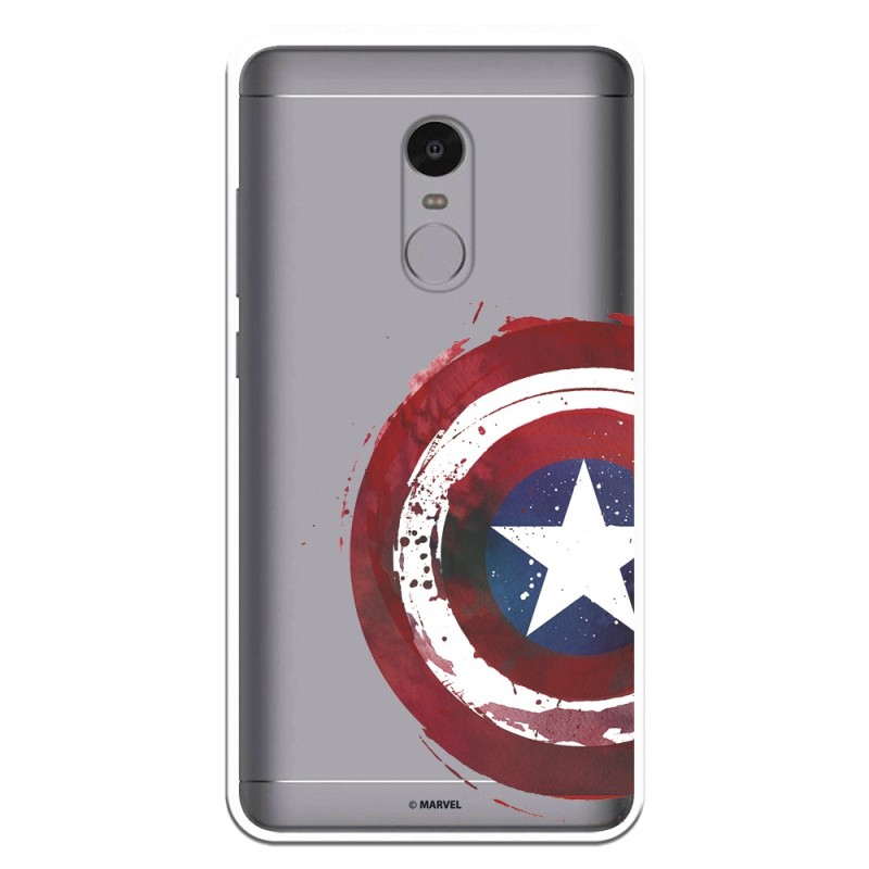 Funda Oficial Escudo Capitan America para Xiaomi Redmi Note 4