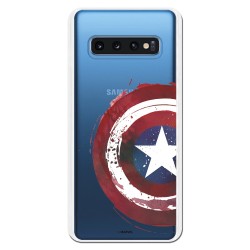 Funda Oficial Escudo Capitan America para Samsung Galaxy S10