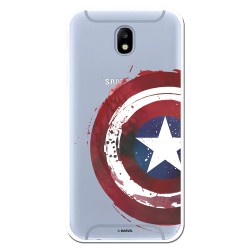 Funda Oficial Escudo Capitan America para Samsung Galaxy J7 2017