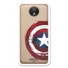 Funda Oficial Escudo Capitan America para Motorola Moto C Plus