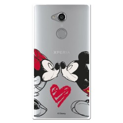 Funda para Sony Xperia XA2 Ultra Oficial de Disney Mickey y Minnie Beso - Clásicos Disney