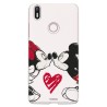 Funda para Bq Aquaris X Oficial de Disney Mickey y Minnie Beso - Clásicos Disney