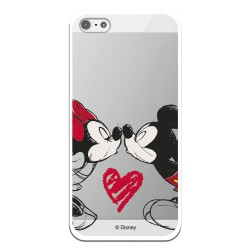 Funda para iPhone 5S Oficial de Disney Mickey y Minnie Beso - Clásicos Disney