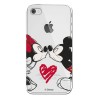 Funda para iPhone 4S Oficial de Disney Mickey y Minnie Beso - Clásicos Disney