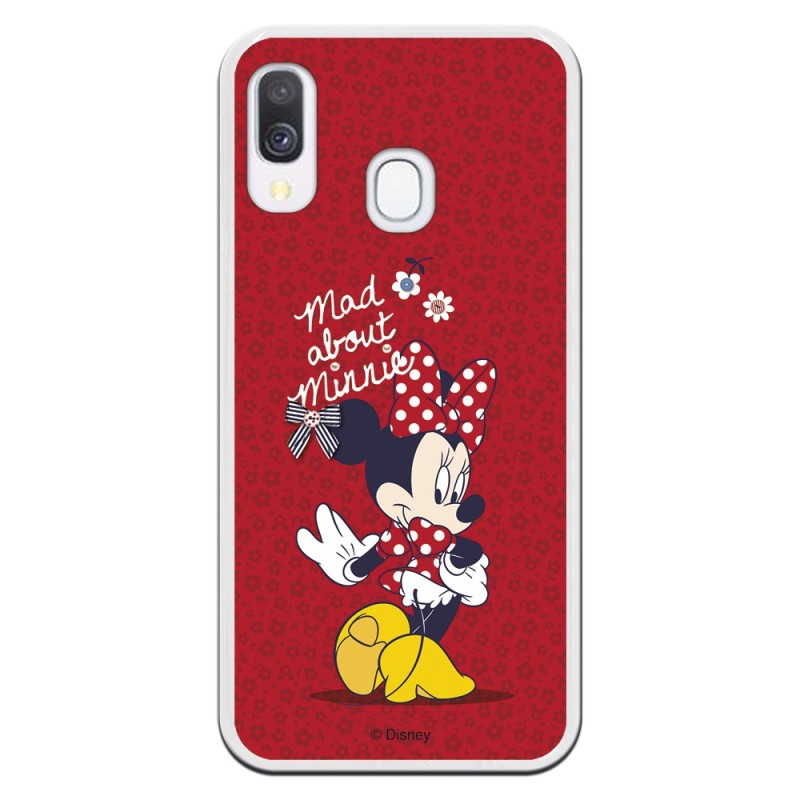 Funda Oficial Disney Minnie Mad about Minnie para Samsung Galaxy A40