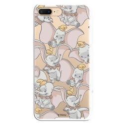 Funda Oficial Disney Dumbo Patrón Clear para iPhone 7 Plus