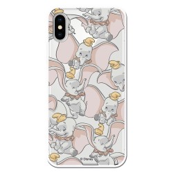 Funda Oficial Disney Dumbo Patrón Clear para iPhone X