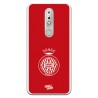 Funda Oficial Girona FC Escudo Equi roja para Nokia 7.1