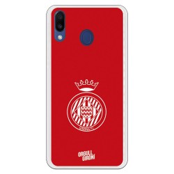 Funda Oficial Girona FC Escudo Equi roja para Samsung Galaxy M20