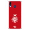 Funda Oficial Girona FC Escudo Equi roja para Samsung Galaxy M20