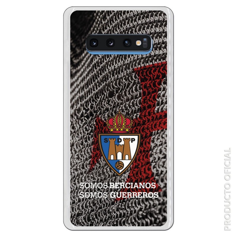 Funda Oficial Escudo S.D. Ponferradina somos bercianos somos guerreros para Samsung Galaxy S10 Plus