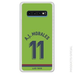 Funda Oficial Levante Unión Deportiva A.J.Morales 3a Equipación SS18 para Samsung Galaxy S10 Plus