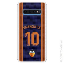 Funda Oficial Valencia 10 2a Equipación para Samsung Galaxy S10