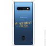 Funda Oficial Valencia Un sentiment Transparente para Samsung Galaxy S10