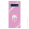 Funda Oficial Valencia Escudo blanco para Samsung Galaxy S10