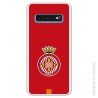 Funda Oficial Girona FC Escudo Equi roja para Samsung Galaxy S10