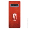 Funda Oficial Granada Textura Roja Escudo Blanco SS18 para Samsung Galaxy S10