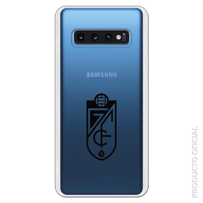 Funda Oficial Granada Escudo Negro Transparente SS18 para Samsung Galaxy S10