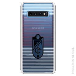 Funda Oficial Granada Lineas Blancas y Rojas Transparente SS18 para Samsung Galaxy S10