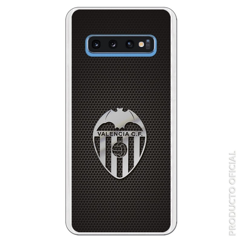 Funda Oficial Valencia Escudo plata para Samsung Galaxy S10