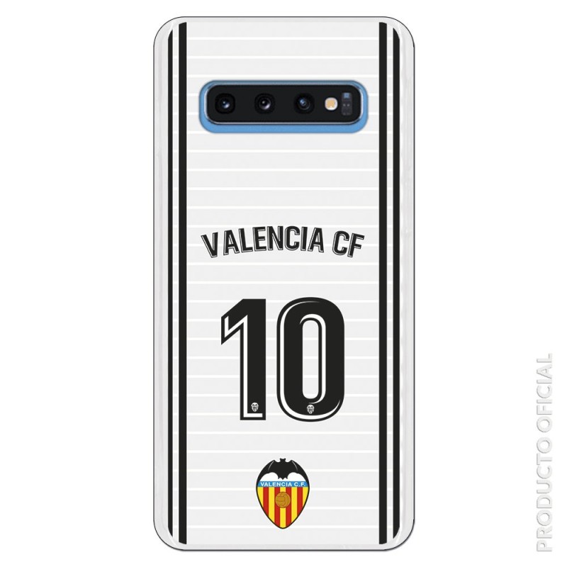 Funda Oficial Valencia Camiseta Primera Equipación valencia C.F. para Samsung Galaxy S10