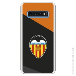 Funda Oficial Valencia Escudo Fondo Negro para Samsung Galaxy S10