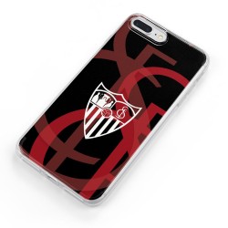 Funda Oficial Sevilla escudo blanco fondo escudo para Samsung Galaxy S10