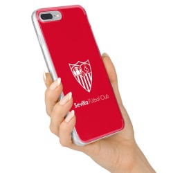 Funda Oficial Sevilla monocromo fondo rojo para Samsung Galaxy S10