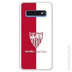 Funda Oficial Sevilla escudo bicolor para Samsung Galaxy S10