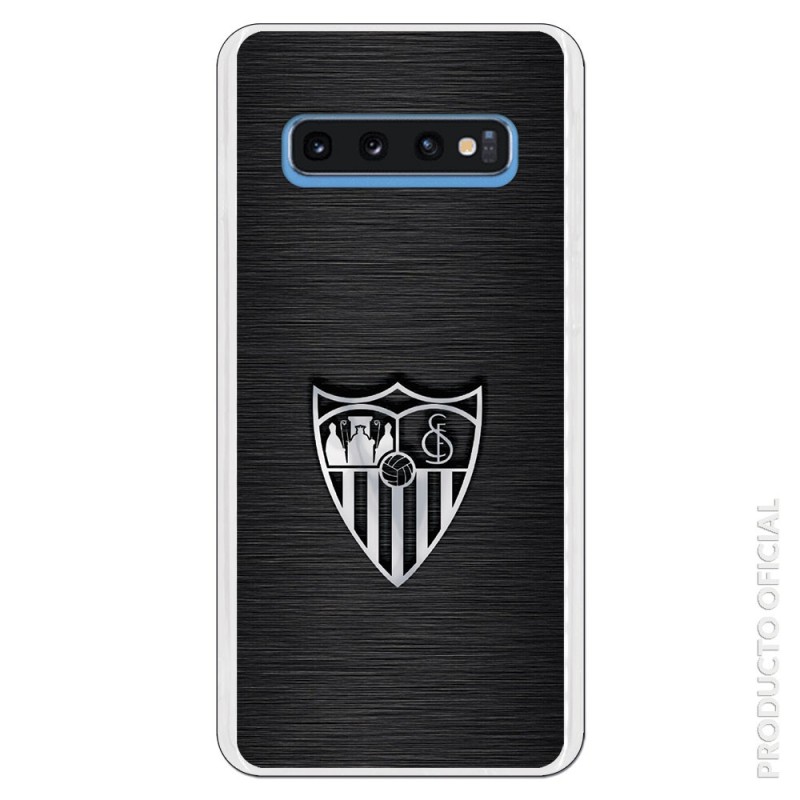 Funda Oficial Sevilla escudo plata para Samsung Galaxy S10