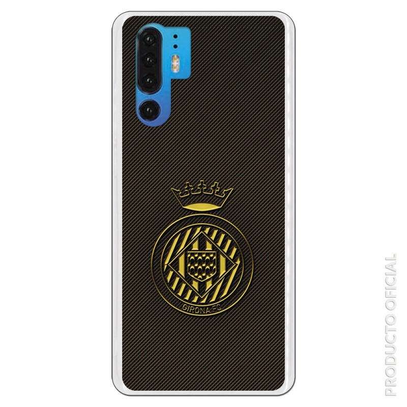 Funda Oficial Girona FC Escudo Oro para Huawei P30 Pro