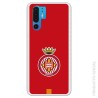 Funda Oficial Girona FC Escudo Equi roja para Huawei P30 Pro