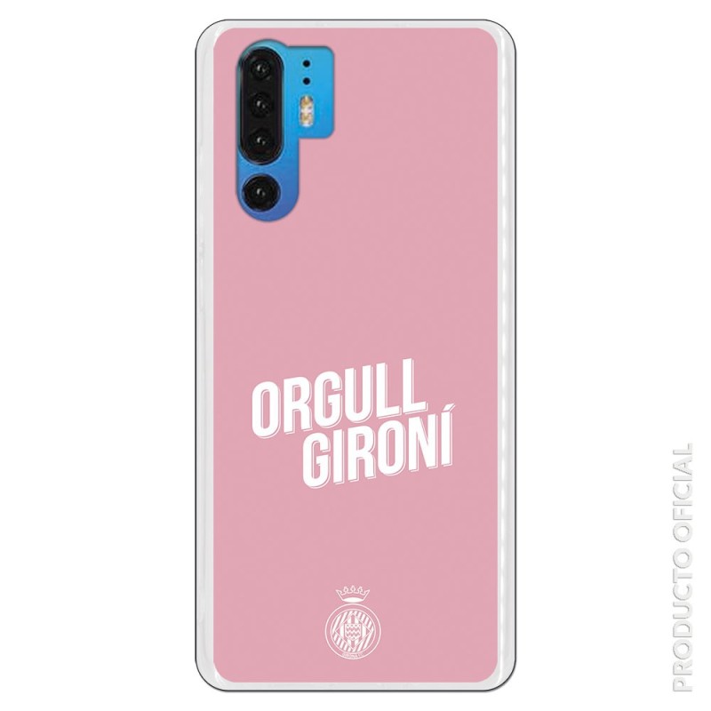 Funda Oficial Girona FC Orgull Gironi rosa para Huawei P30 Pro